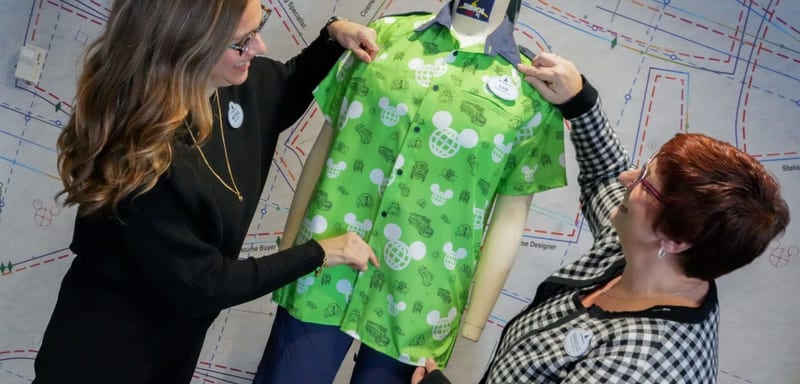 Disney Turned the Jungle Cruise Shirt Vents Vertical to Stop Steering Wheel Snags, and Hid Three State Flowers in a Main Street Costume Print