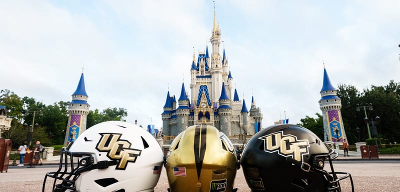 UCF Football Will Wear a Walt Disney World Logo on Its Helmets All Season, Starting Saturday Against TCU