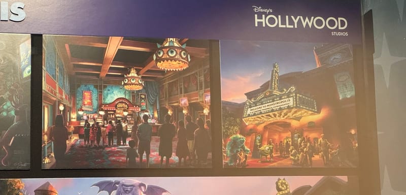 First Concept Art of the Glob Theater Lobby: Eyeball Chandeliers and a Monster Concessions Stand in the Old MuppetVision Space