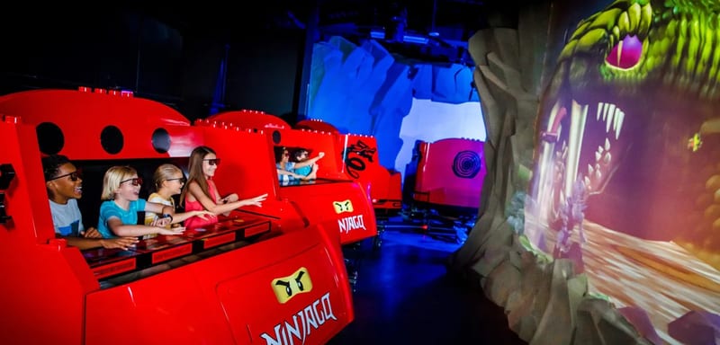 LEGO NINJAGO The Ride Joins Legoland Florida's November 2 Closures, and Merlin's Challenge Now Stays Down Through October 30