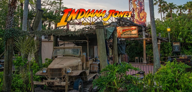 Disney Brings In a Steel Contractor From TRON and Everest for Work at the Indiana Jones Stunt Show Theater, Permit Runs to 2027
