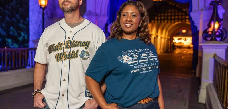 Disney World's 2026 Veterans Day Collection Is Out: a $79.99 Jersey, a $16.99 Mug and a November 11 Flag Retreat