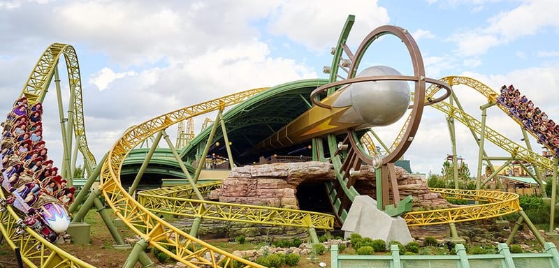 A Ceiling Fan Fell Into the Stardust Racers Queue at Epic Universe on Sunday, and Witnesses Disagree on Whether It Hit Anyone