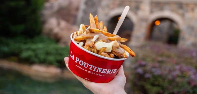 La Poutinerie Opens Today at EPCOT's Canada Pavilion, a Poutine Stand Hosted by Air Canada Replacing Refreshment Port