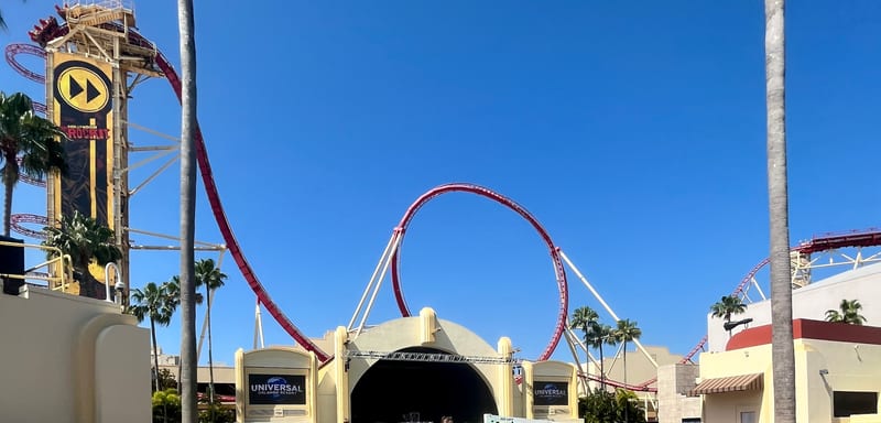 Buildings Rise at Universal Studios Florida as Fast & Furious: Hollywood Drift Takes Shape