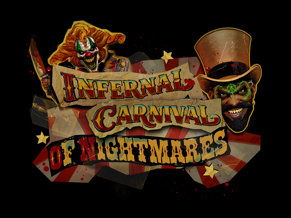Key art for the Infernal Carnival of Nightmares scare zone