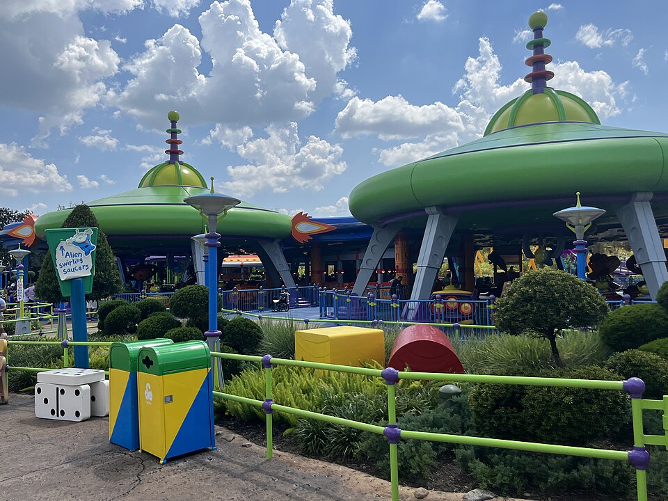 Alien Swirling Saucers