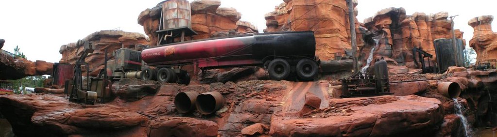 The Boneyard prop storage area on the Backlot Tour