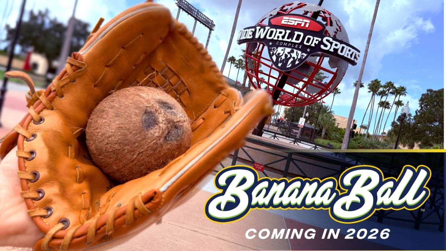 Banana Ball Debuts at Disney's ESPN Wide World of Sports Tonight: Coconuts vs. Party Animals