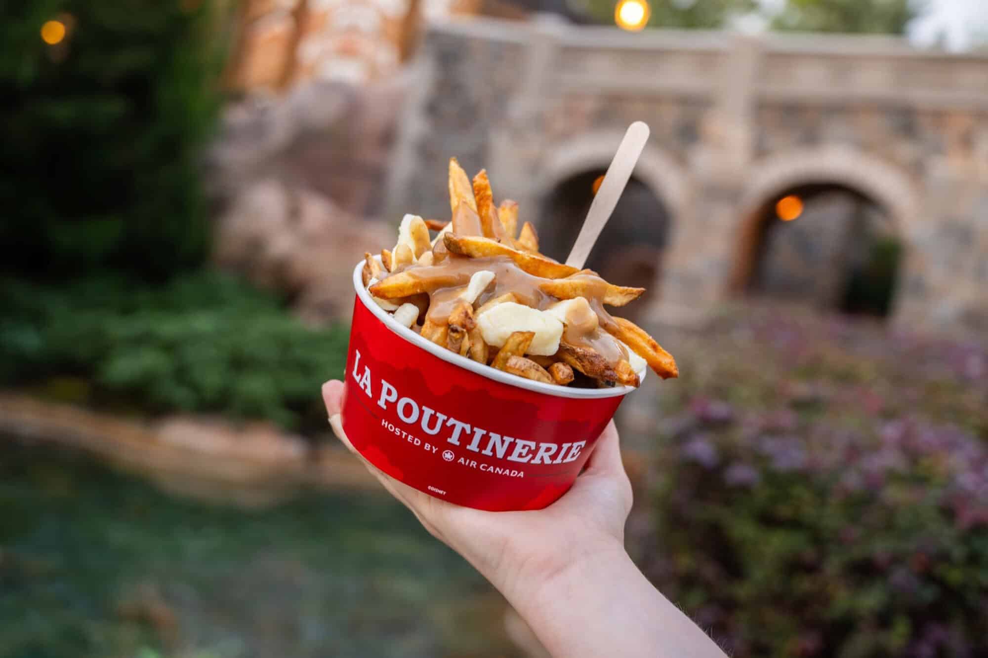 La Poutinerie Opens Today at EPCOT's Canada Pavilion, a Poutine Stand Hosted by Air Canada Replacing Refreshment Port