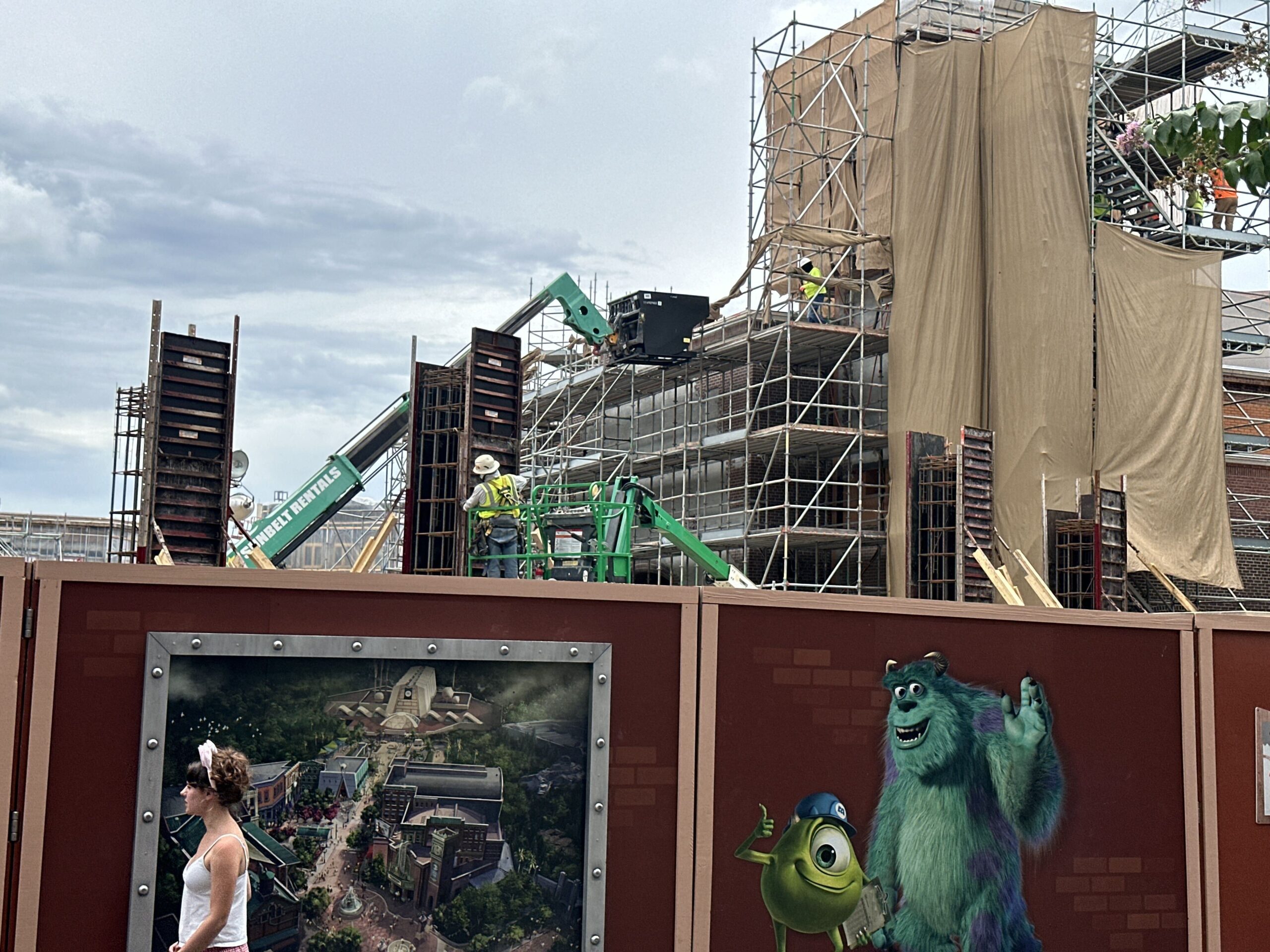 Monstropolis construction at Disney's Hollywood Studios
