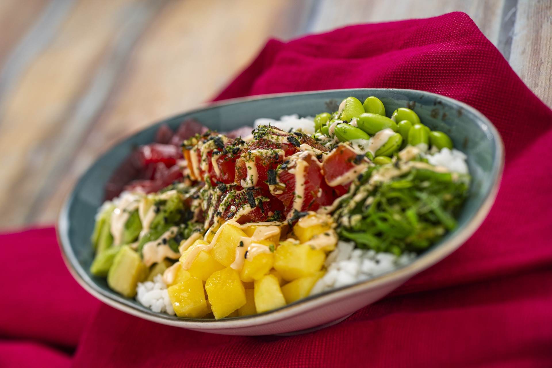 Tuna Poke Bowl at Nectar