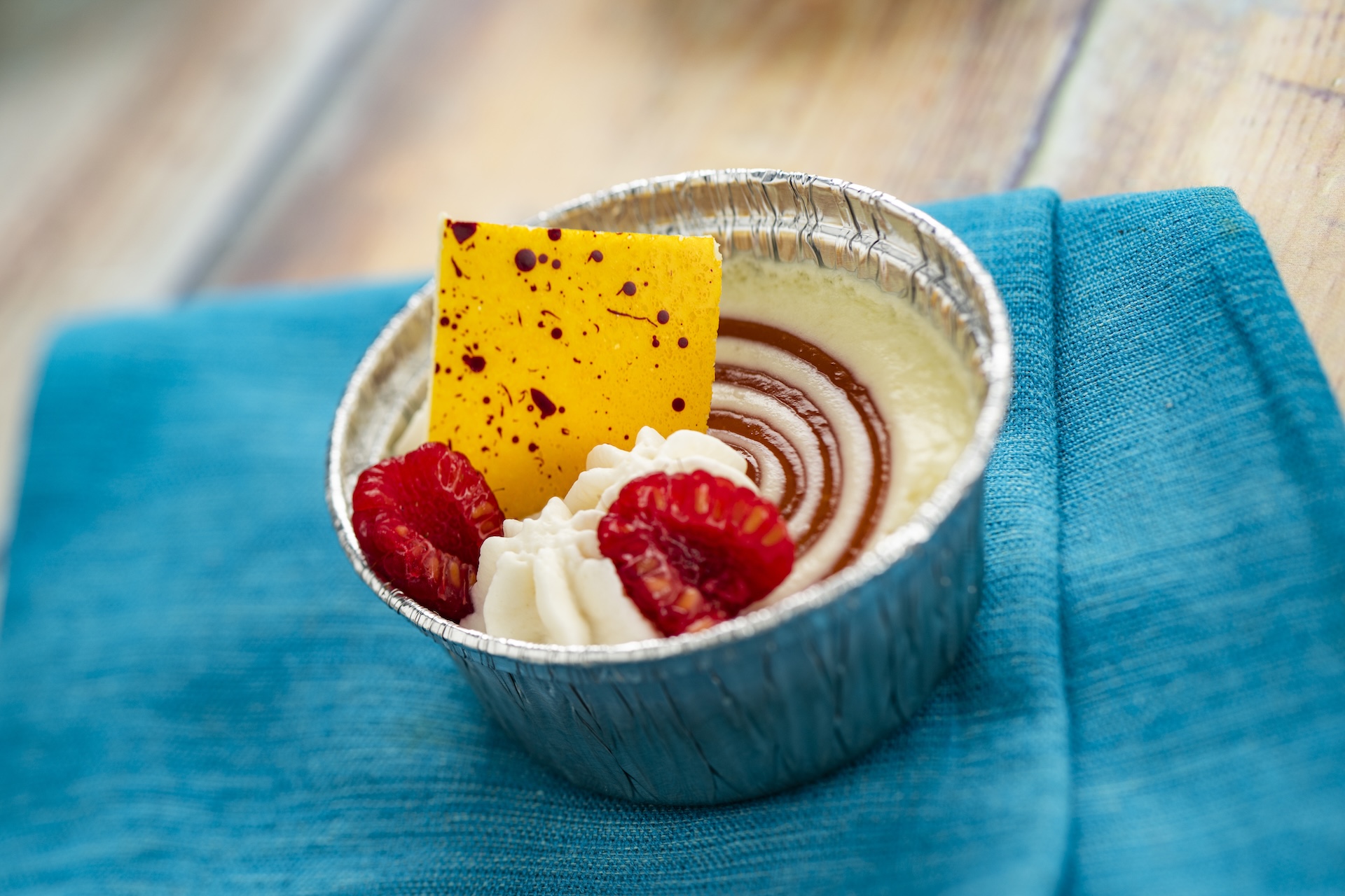 Raspberry Swirl Cheesecake