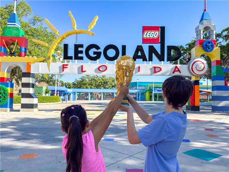 Brick It Like Beckham: Legoland Florida Kicks Off a FIFA World Cup 2026 Experience June 11 with Messi, Ronaldo, Mbappe, and a Liftable LEGO Trophy