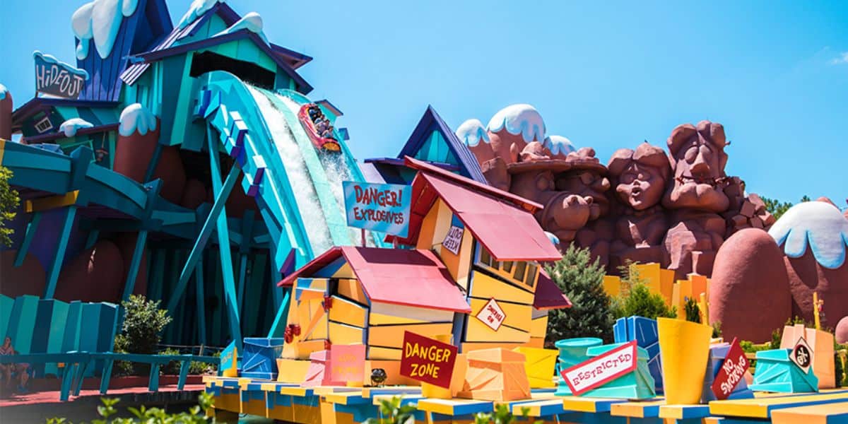 Dudley Do-Right's Ripsaw Falls and Toon Lagoon at Universal's Islands of Adventure