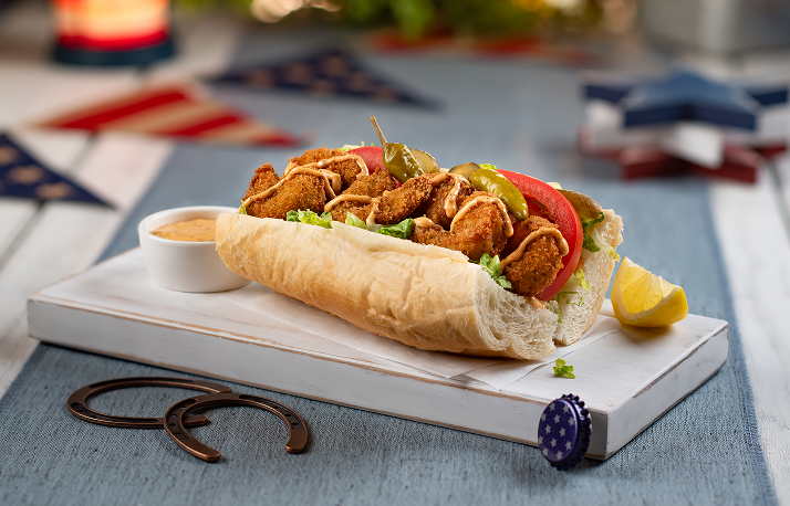 A plated barbecue dish from SeaWorld Red, White and BBQ festival