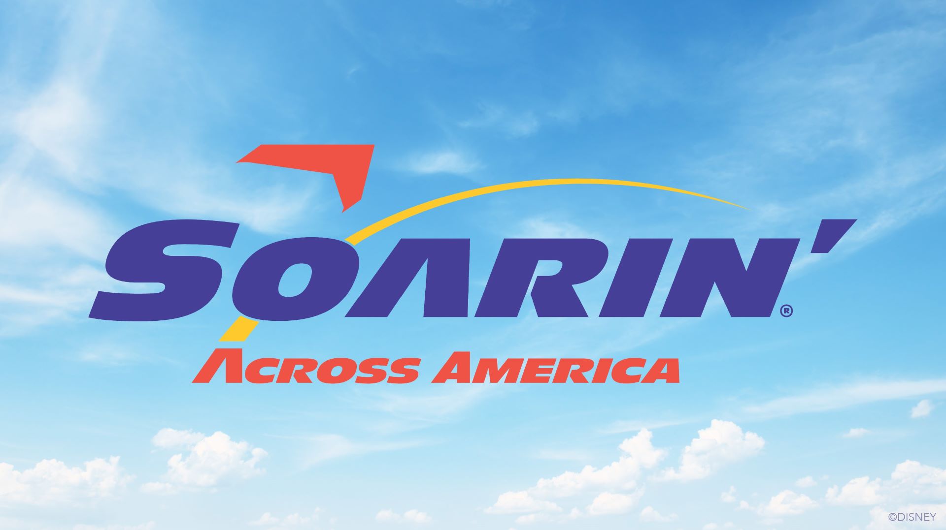 Soarin' Across America key art for the new United States 250th anniversary version of the EPCOT attraction opening May 26, 2026.