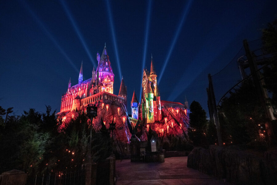 Hogwarts Always nighttime projection mapping show on Hogwarts Castle at Islands of Adventure, debuting May 30, 2026.