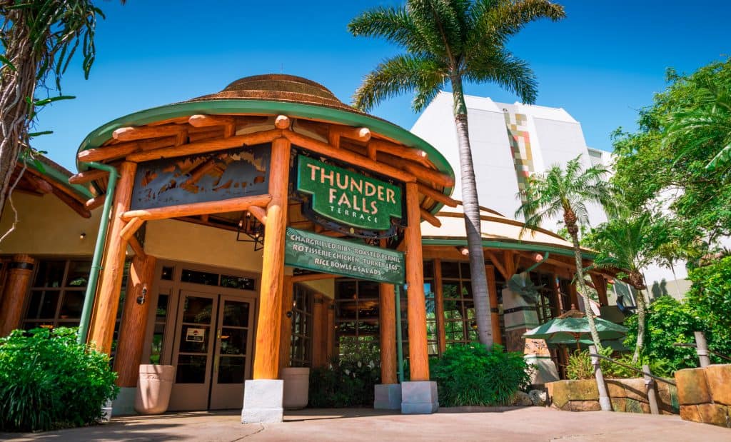 Thunder Falls Terrace in Jurassic Park at Universal Islands of Adventure